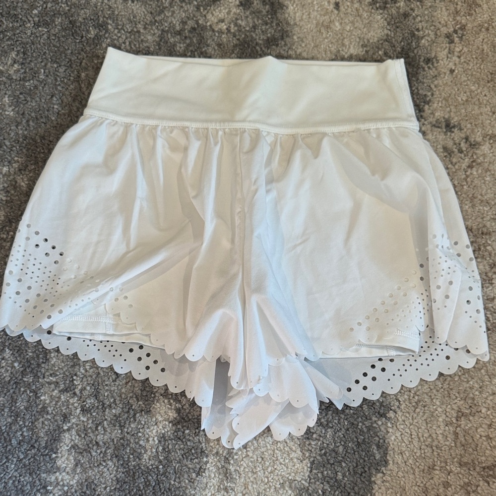 Stylish White Athletic Shorts for Women